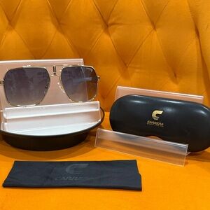 Carrera Gold Frame Sunglasses with Black Case
